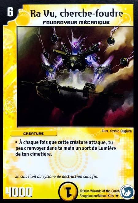 Ra Vu, cherche-foudre (6/55) - Ra Vu, Seeker of Lightning (6/55) - Carte Duel Masters - Carnage Des Super-Guerriers