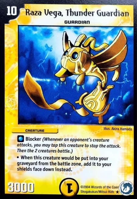 Raza Vega, Gardien Du Tonnerre (7/55) - Raza Vega, Thunder Guardian (7/55) - Carte Duel Masters - Carnage Des Super-Guerriers