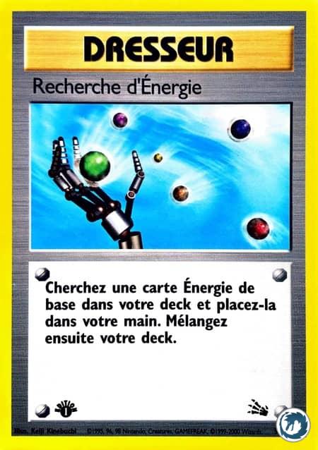 Recherche d'Energie (59/62) - Energy Search (59/62) - Fossile - Carte Pokémon