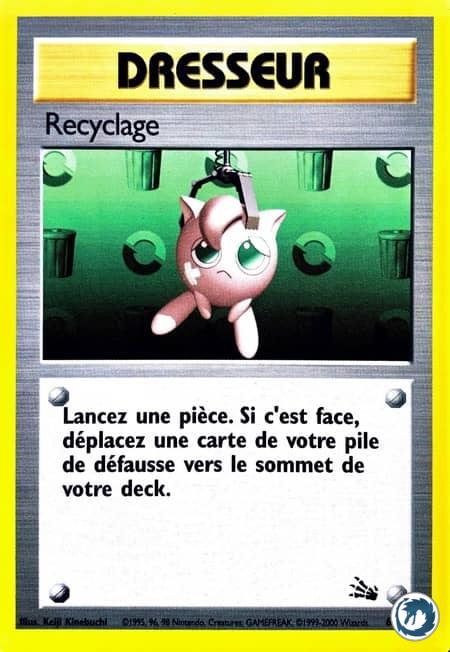 Recyclage (61/62) - Recycle (61/62) - Fossile - Carte Pokémon