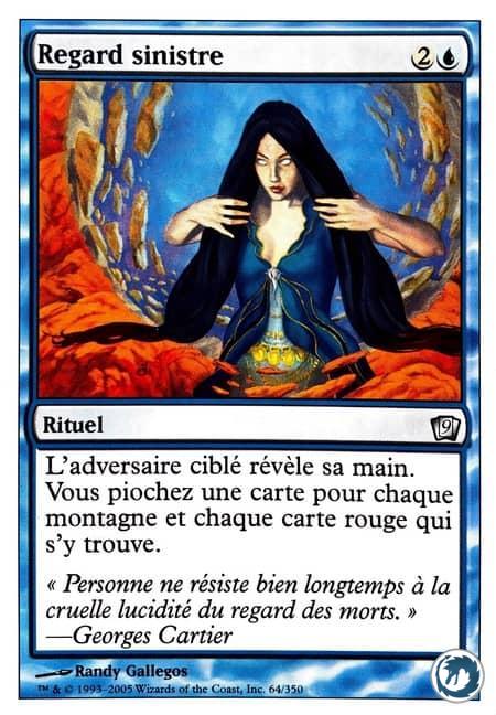 Regard sinistre (64/350) - Baleful Stare (64/350) - 9ème Édition - Carte Magic The Gathering