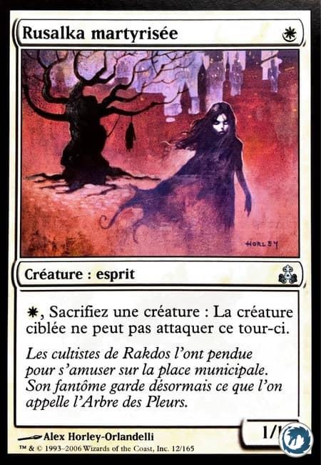 Rusalka martyrisée (12/165) - Martyred Rusalka (12/165) - Le Pacte des Guildes - Carte Magic The Gathering