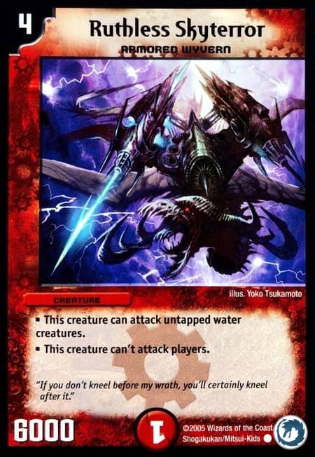 Terreur Céleste Impitoyable (44/55) - Ruthless Skyterror (44/55) - Carte Duel Masters - Survivants De La Mégapocalypse