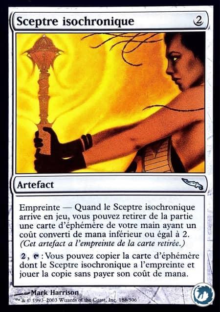 Sceptre isochronique (188/306) - Isochron Scepter (188/306) - Mirrodin - Carte Magic The Gathering