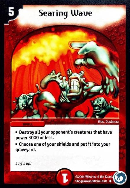 Déferlante (41/55) - Searing Wave (41/55) - Carte Duel Masters - Carnage Des Super-Guerriers