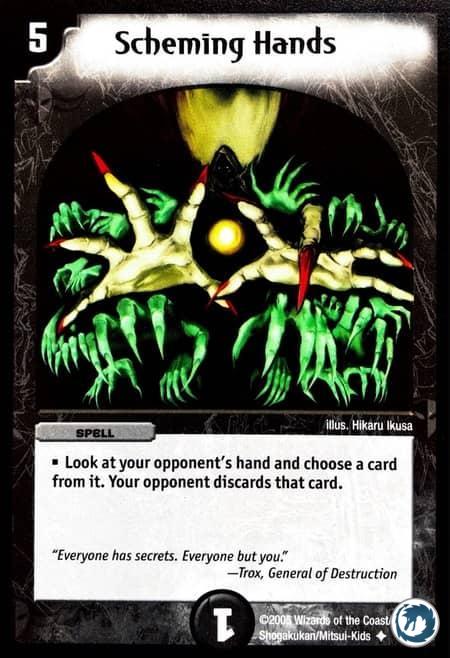 Mains Intrigantes (31/55) - Sheming Hands (31/55) - Carte Duel Masters - Survivants De La Mégapocalypse