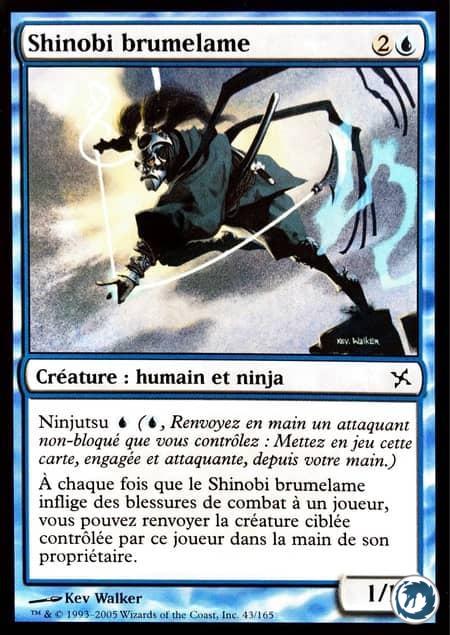 Shinobi brumelame (43/165) - Mistblade Shinobi (43/165) - Traîtres de Kamigawa - Carte Magic The Gathering