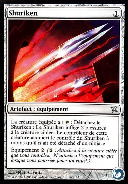 Shuriken (160/165) - Shuriken (160/165) - Traîtres de Kamigawa - Carte Magic The Gathering