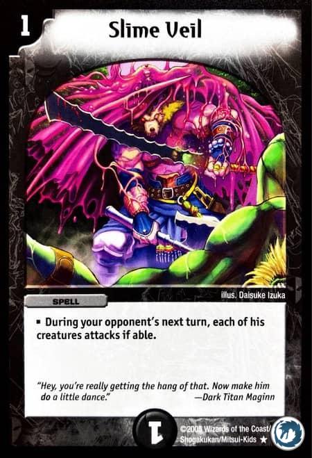 Voile De Boue (33/55) - Slime Veil (33/55) - Carte Duel Masters - Survivants De La Mégapocalypse
