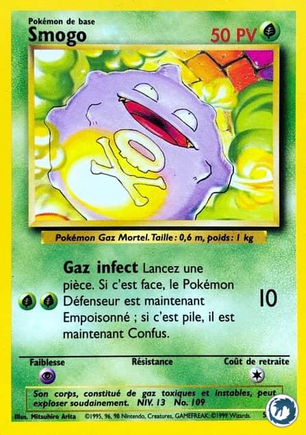Smogo (51/102) - Koffing (51/102) - Set de base - Carte Pokémon