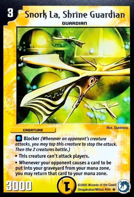 Snork La, Gardien Du Sanctuaire (13/55) - Snork La, Shrine Guardian (13/55) - Carte Duel Masters - Survivants De La Mégapocalypse