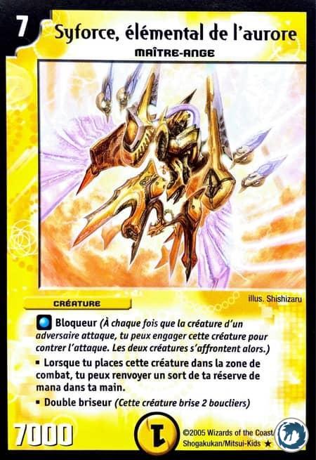 Syforce, élémental de l'aurore (14/55) - Syforce, Aurora Elemental (14/55) - Carte Duel Masters - Survivants De La Mégapocalypse
