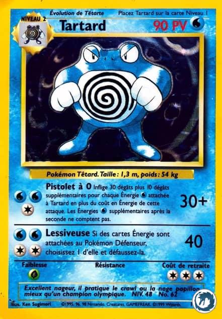 Tartard (13/102) - Poliwrath (13/102) - Set de base - Carte Pokémon