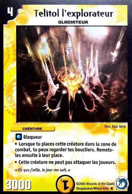 Telitol l'explorateur (28/110) - Telitol, the Explorer (28/110) - Carte Duel Masters - Meurtrisseurs Invincibles