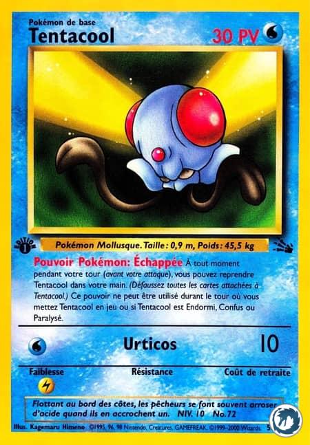 Tentacool (56/62) - Tentacool (56/62) - Fossile - Carte Pokémon