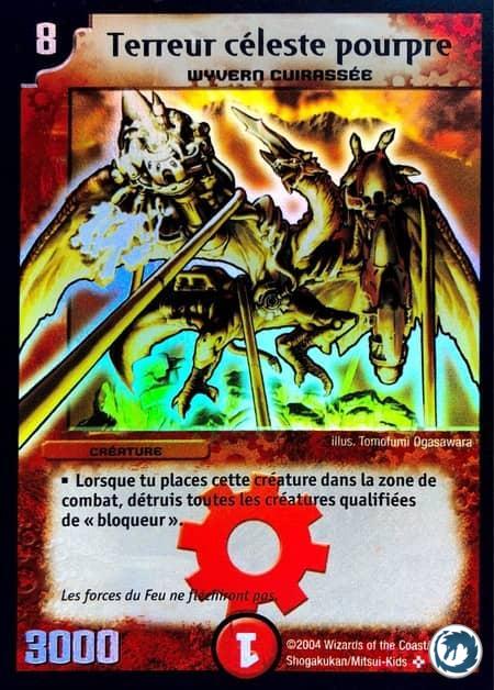 Terreur céleste pourpre (S8/S10) - Scarlet Skyterror (S8/S10) - Carte Duel Masters - Set De Base