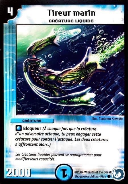 Tireur marin (13/55) - Aqua Shooter (13/55) - Carte Duel Masters - Evo Exterminateur