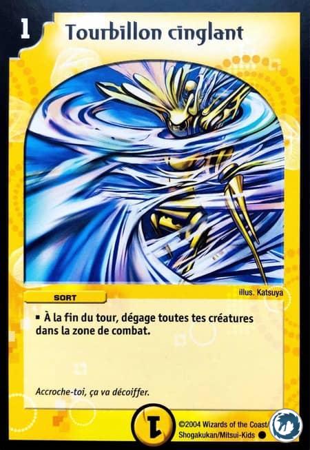 Tourbillon cinglant (18/55) - Whisking Whirlwind (18/55) - Carte Duel Masters - Jeux d'Ombres d'une Nuit Aveuglante