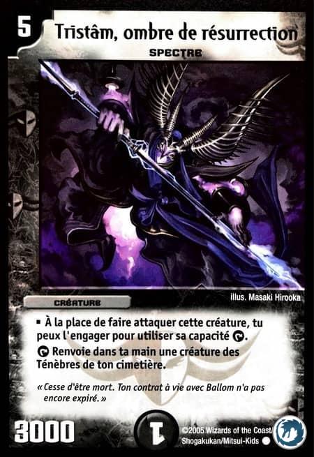 Tristâm, ombre de résurrection (59/110) - Grim Soul, Shadow of Reversal (59/110) - Carte Duel Masters - Meurtrisseurs Invincibles