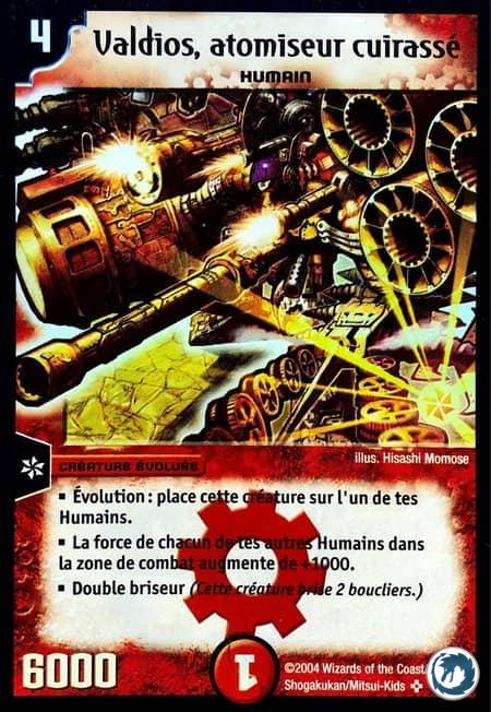 Valdios, atomiseur cuirassé (S4/S5) - Armored Blaster Valdios (S4/S5) - Carte Duel Masters - Evo Exterminateur