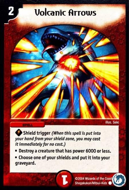 Flèches Volcaniques (44/55) - Volcanic Arrows (44/55) - Carte Duel Masters - Carnage Des Super-Guerriers