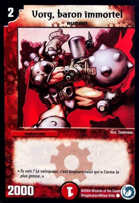 Vorg, baron immortel (80/110) - Immortal Baron, Vorg (80/110) - Carte Duel Masters - Set De Base