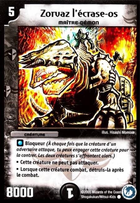 Zorvaz, l'écrase-os (70/110) - Zorvaz, the Bonecrusher (70/110) - Carte Duel Masters - Meurtrisseurs Invincibles