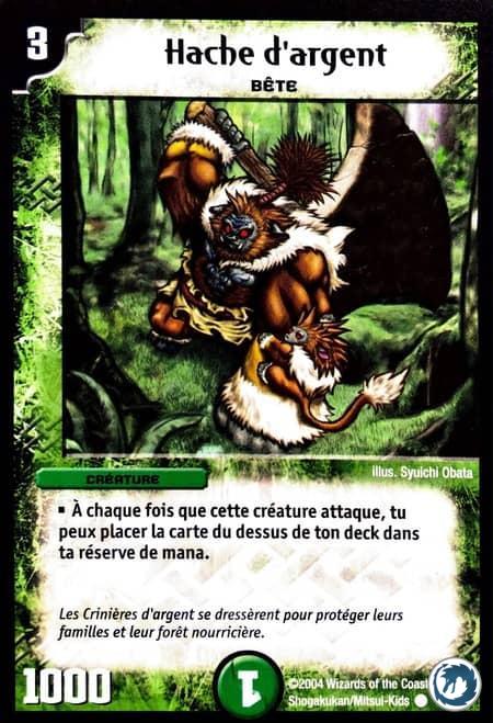 Hache d'argent (53/55) - Silver Axe (53/55) - Carte Duel Masters - Evo Exterminateur
