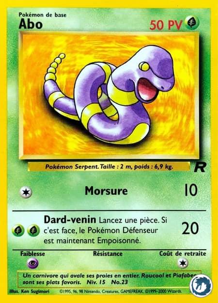 Abo (56/82) - Ekans (56/82) - Team Rocket - Carte Pokémon