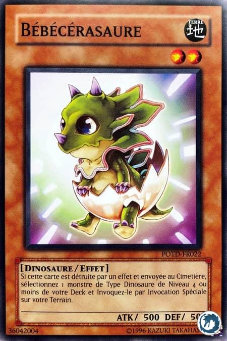 Bébécérasaure (POTD-FR022) - Babycerasaurus (POTD-EN022) - Carte Yu-Gi-Oh