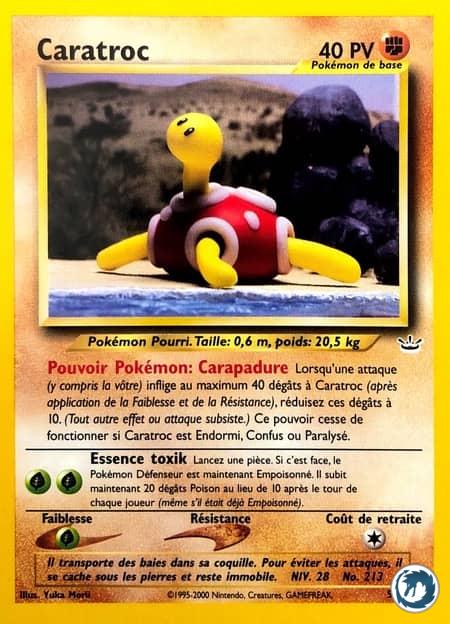 Caratroc (51/64) - Shuckle (51/64) - Néo Révélation - Carte Pokémon