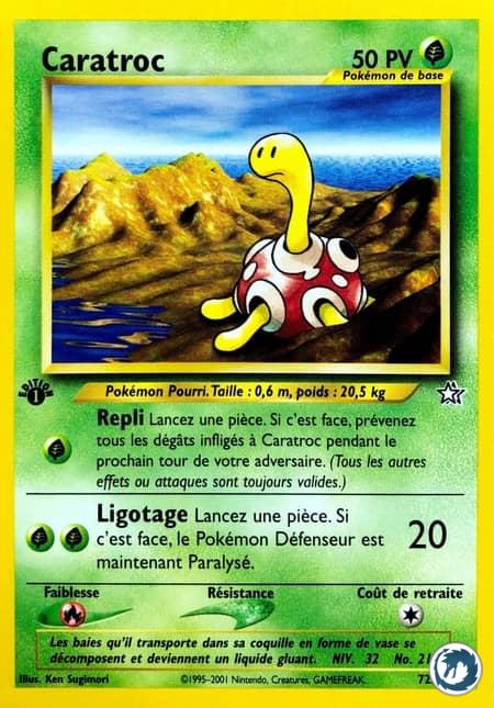 Caratroc (72/111) - Shuckle (72/111) - Néo Genesis - Carte Pokémon