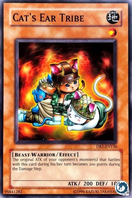 Tribu de l'Oreille de Chat (DR1-FR136) - Cat's Ear Tribe (DR1-EN136) - Carte Yu-Gi-Oh