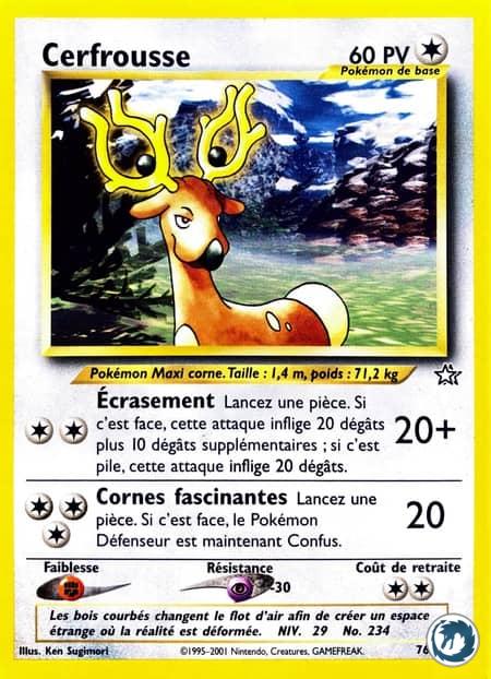 Cerfrousse (76/111) - Stantler (76/111) - Néo Genesis - Carte Pokémon