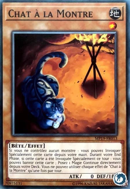 Chat À La Montre (MP19-FR013) - Watch Cat (MP19-EN013) - Carte Yu-Gi-Oh