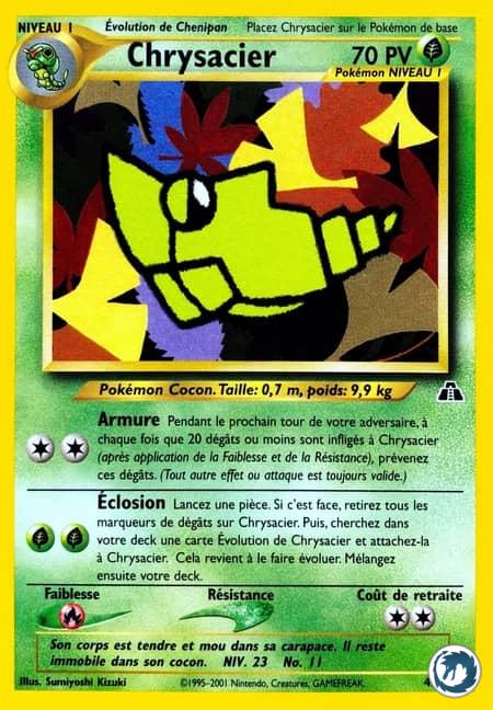 Chrysacier (42/75) - Metapod (42/75) - Neo Discovery - Carte Pokémon