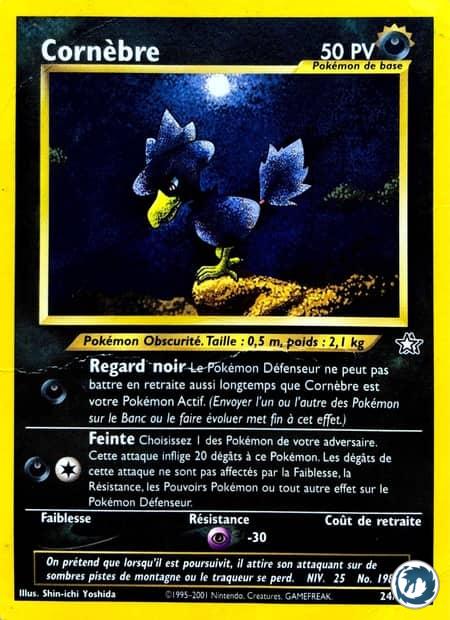 Cornèbre (24/111) - Murkrow (24/111) - Néo Genesis - Carte Pokémon