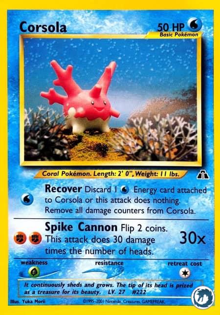 Corayon (37/75) - Corsola (37/75) - Neo Discovery - Carte Pokémon