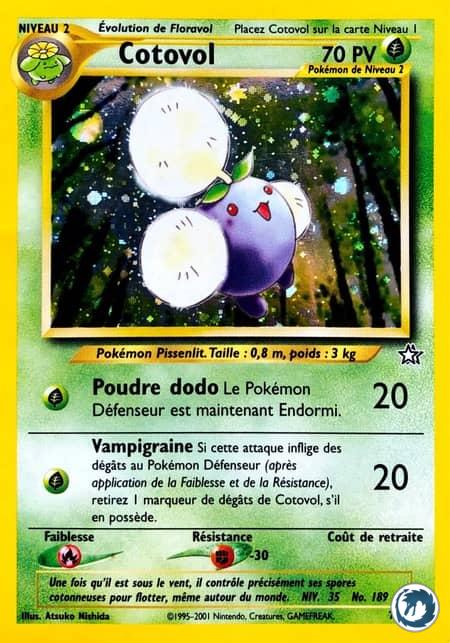Cotovol (7/111) - Jumpluff (7/111) - Néo Genesis - Carte Pokémon