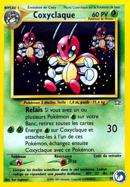 Coxyclaque (39/111) - Ledian (39/111) - Néo Genesis - Carte Pokémon