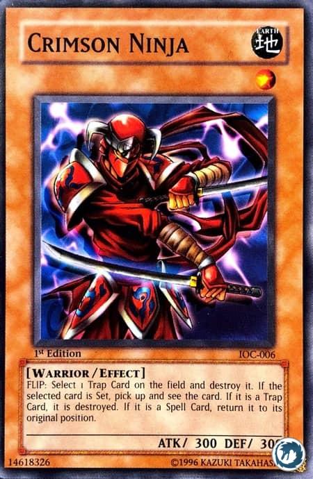 Ninja Cramoisi (IOC-FR006) - Crimson Ninja (IOC-006) - Carte Yu-Gi-Oh