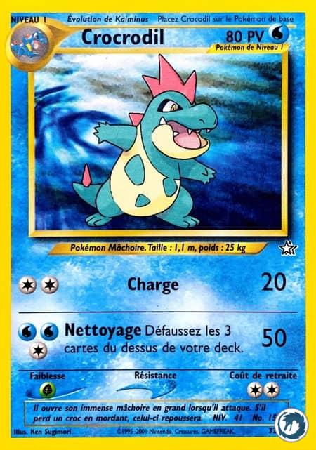 Crocrodil (32/111) - Croconaw (32/111) - Néo Genesis - Carte Pokémon