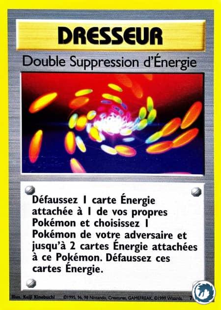 Double Suppression d'Energie (79/102) - Super Energy Removal (79/102) - Set de base - Carte Pokémon
