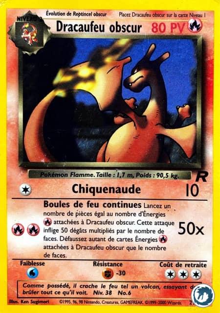Dracaufeu obscur (21/82) - Dark Charizard (21/82) - Team Rocket - Carte Pokémon