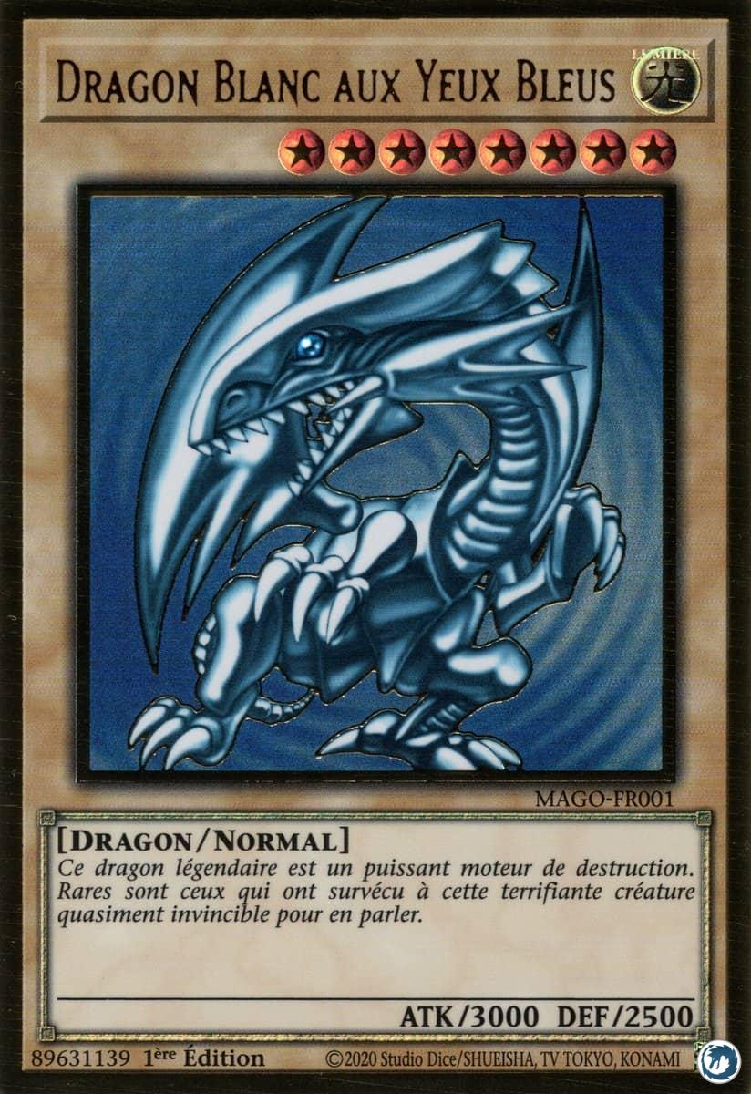 Dragon Blanc Aux Yeux Bleus (MAGO-FR001) - Blue Eyes White Dragon (MAGO-EN001) - Carte Yu-Gi-Oh