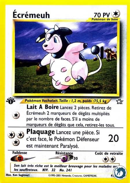 Ecrémeuh (41/111) - Miltank (41/111) - Néo Genesis - Carte Pokémon