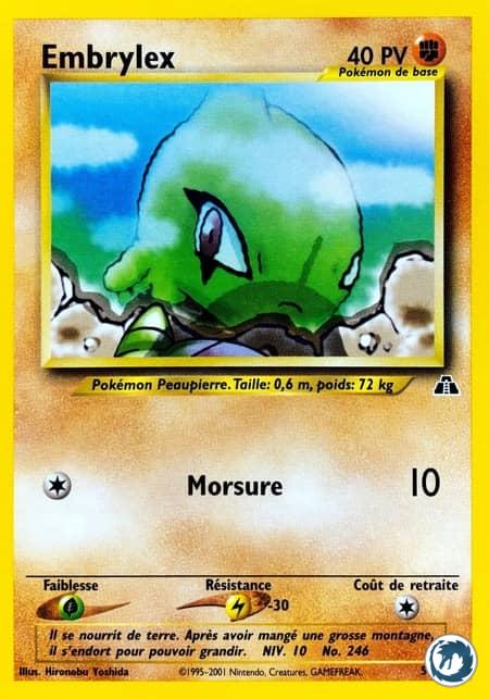 Embrylex (57/75) - Larvitar (57/75) - Neo Discovery - Carte Pokémon