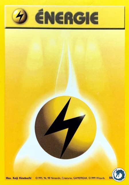 Energie Electrique (100/102) - Lightning Energy (100/102) - Set de base - Carte Pokémon