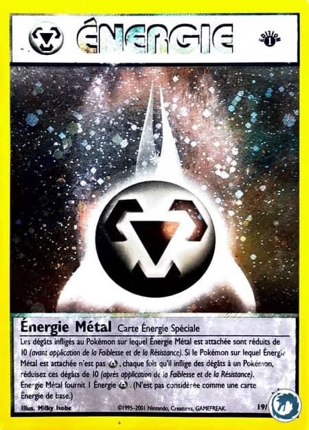 Energie Métal (19/111) - Metal Energy (19/111) - Néo Genesis - Carte Pokémon