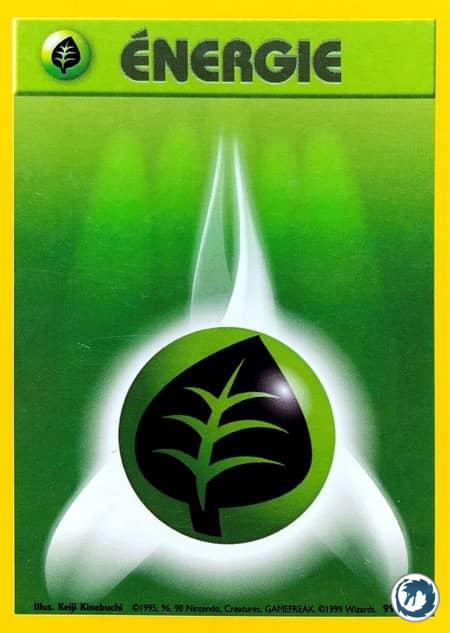 Energie Plante (99/102) - Grass Energy (99/102) - Set de base - Carte Pokémon